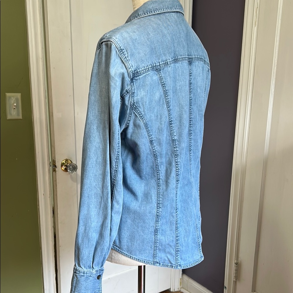J. Jill Denim Shirt - Picture 3 of 11